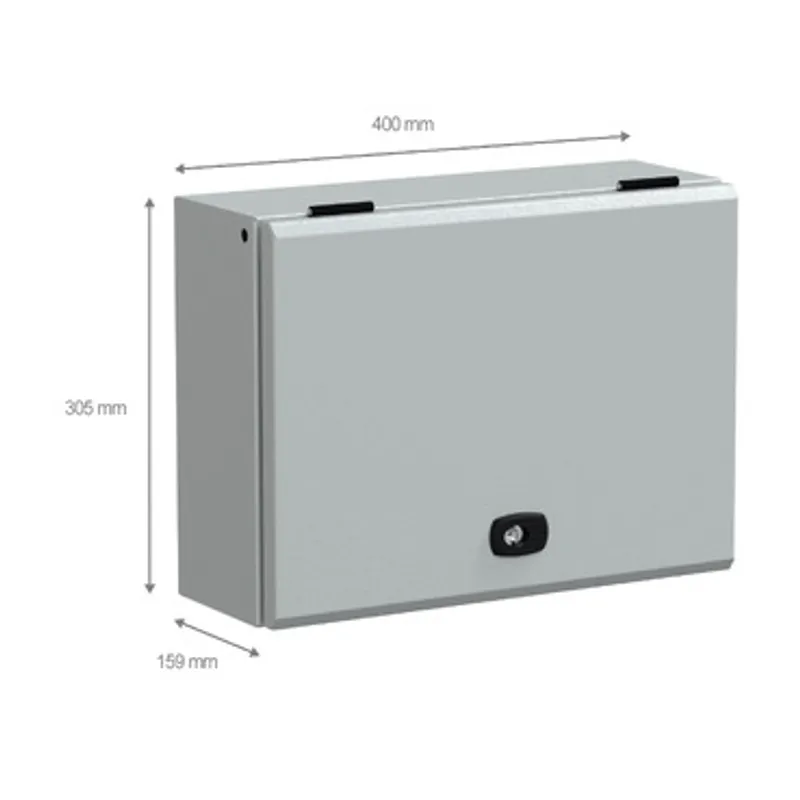 PanelSeT S3DB H300xW400xD150. IP66, IK10, RAL7035. No — photo 2 of 3