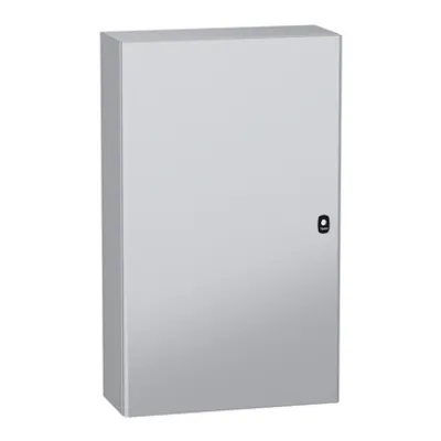 Wall mounted steel enclosure, PanelSeT S3DC, plain door, without plain chasis, 1000x600x250mm, IP66, IK10