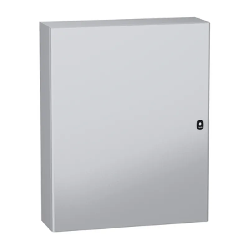Wall mounted steel enclosure, PanelSeT S3DC, plain door, without plain chasis, 1000x800x250mm, IP66, IK10