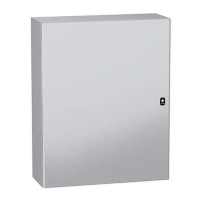 Wall mounted steel enclosure, PanelSeT S3DC, plain door, without plain chasis, 1000x800x300mm, IP66, IK10