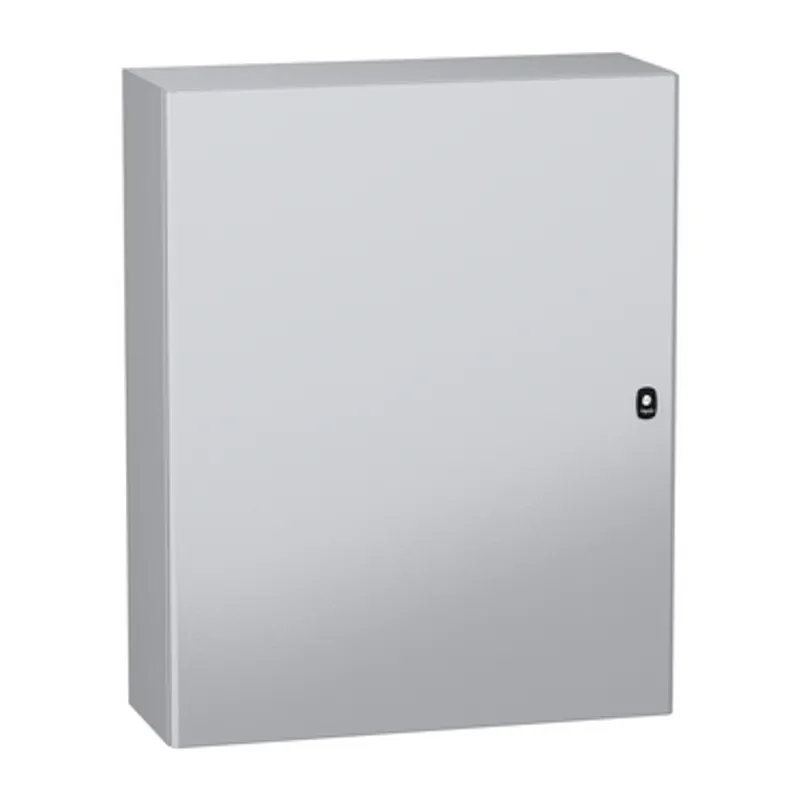 Wall mounted steel enclosure, PanelSeT S3DC, plain door, without plain chasis, 1000x800x300mm, IP66, IK10
