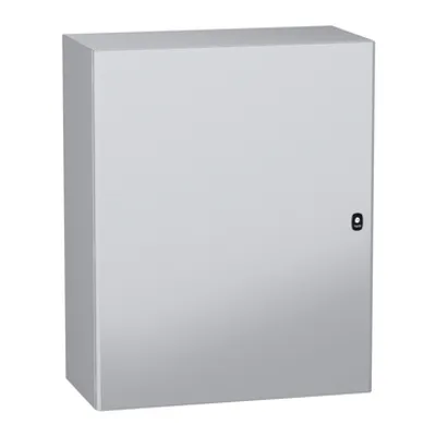 Wall mounted steel enclosure, PanelSeT S3DC, plain door, without plain chasis, 1000x800x400mm, IP66, IK10