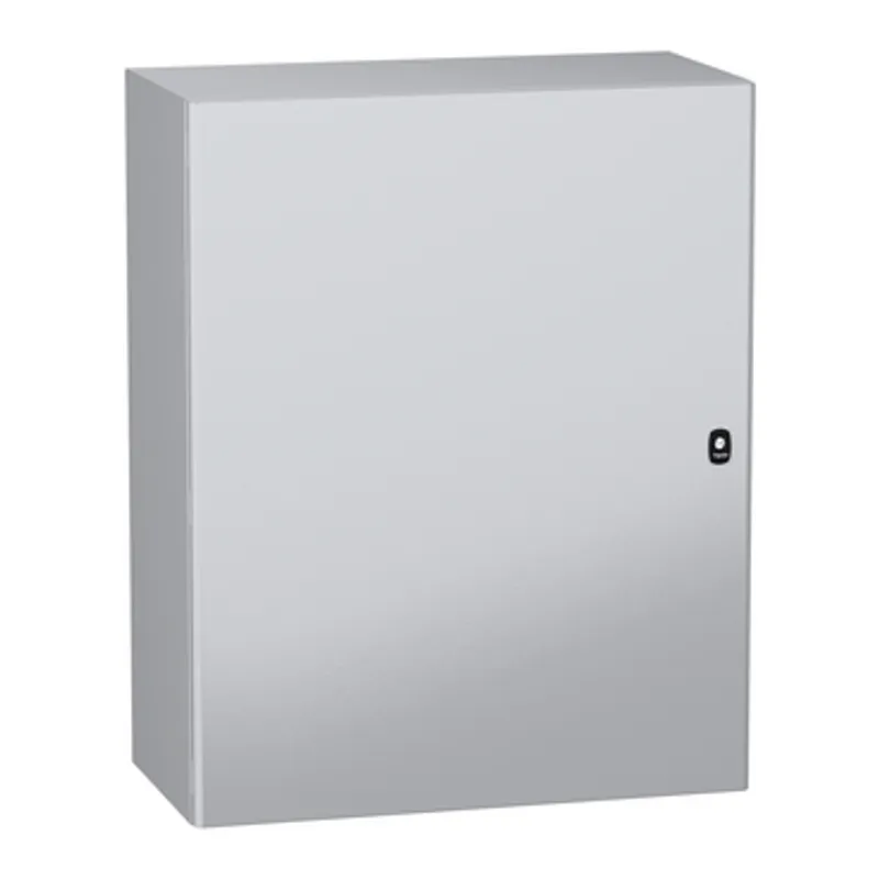 Wall mounted steel enclosure, PanelSeT S3DC, plain door, without plain chasis, 1000x800x400mm, IP66, IK10