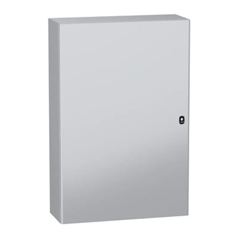 Wall mounted steel enclosure, PanelSeT S3DC, plain door, without plain chasis, 1200x800x300mm, IP66, IK10