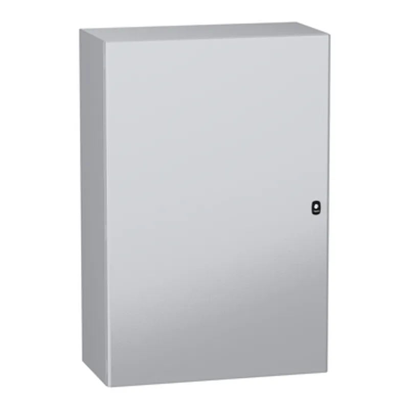 Wall mounted steel enclosure, PanelSeT S3DC, plain door, without plain chasis, 1200x800x400mm, IP66, IK10