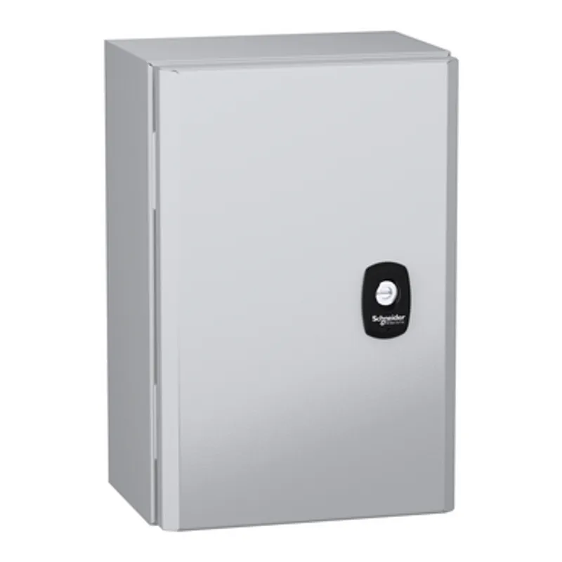 Wall mounted steel enclosure, PanelSeT S3DC, plain door, without plain chasis, 300x200x150mm, IP66, IK10