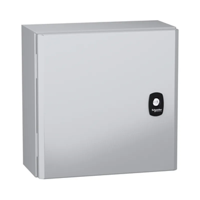 Wall mounted steel enclosure, PanelSeT S3DC, plain door, without plain chasis, 300x300x150mm, IP66, IK10