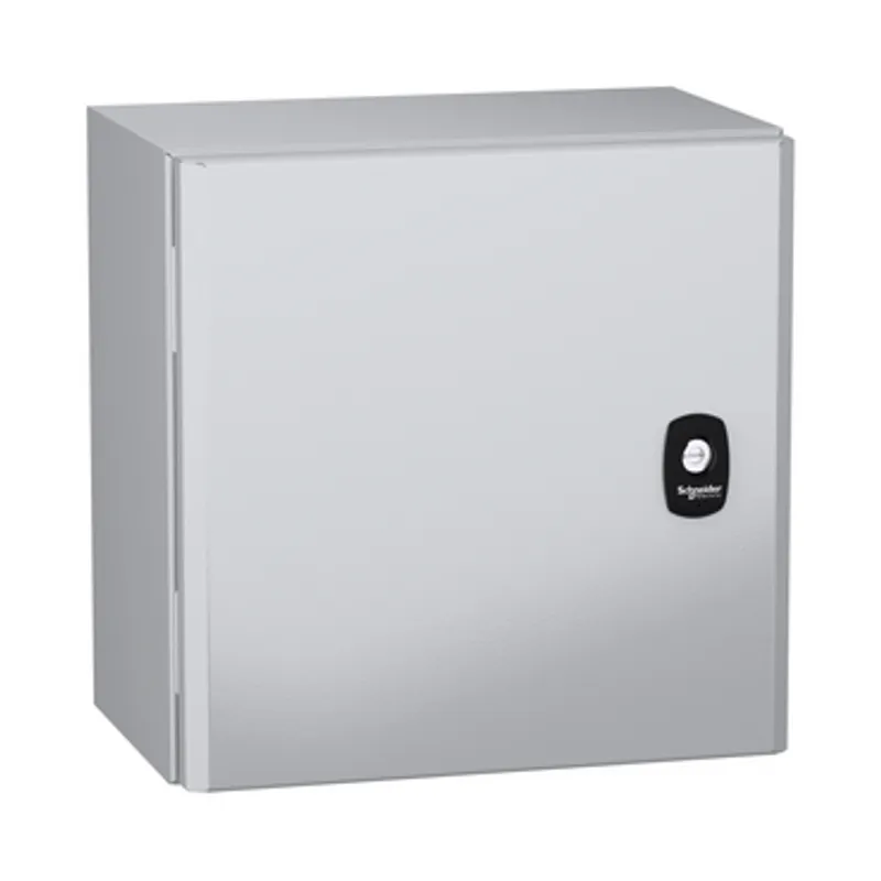 Wall mounted steel enclosure, PanelSeT S3DC, plain door, without plain chasis, 300x300x200mm, IP66, IK10