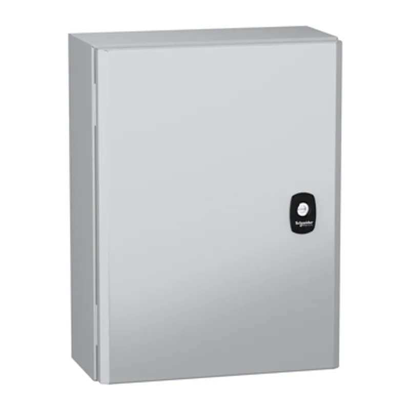Wall mounted steel enclosure, PanelSeT S3DC, plain door, without plain chasis, 400x300x150mm, IP66, IK10
