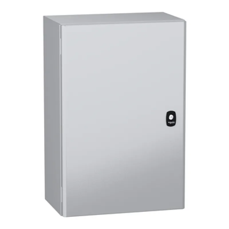 Wall mounted steel enclosure, PanelSeT S3DC, plain door, without plain chasis, 600x400x250mm, IP66, IK10