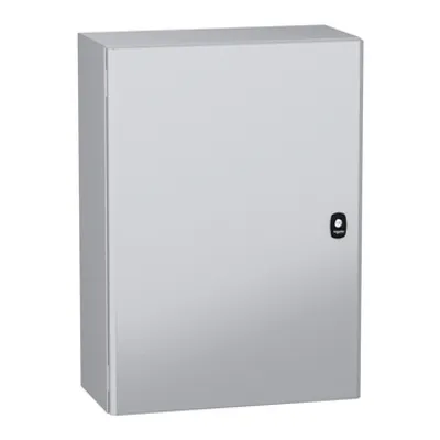 Wall mounted steel enclosure, PanelSeT S3DC, plain door, without plain chasis, 700x500x250mm, IP66, IK10