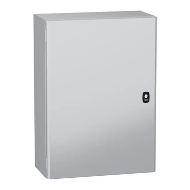Wall mounted steel enclosure, PanelSeT S3DC, plain door, without plain chasis, 700x500x250mm, IP66, IK10