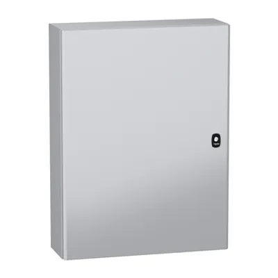 Wall mounted steel enclosure, PanelSeT S3DC, plain door, without plain chasis, 800x600x200mm, IP66, IK10