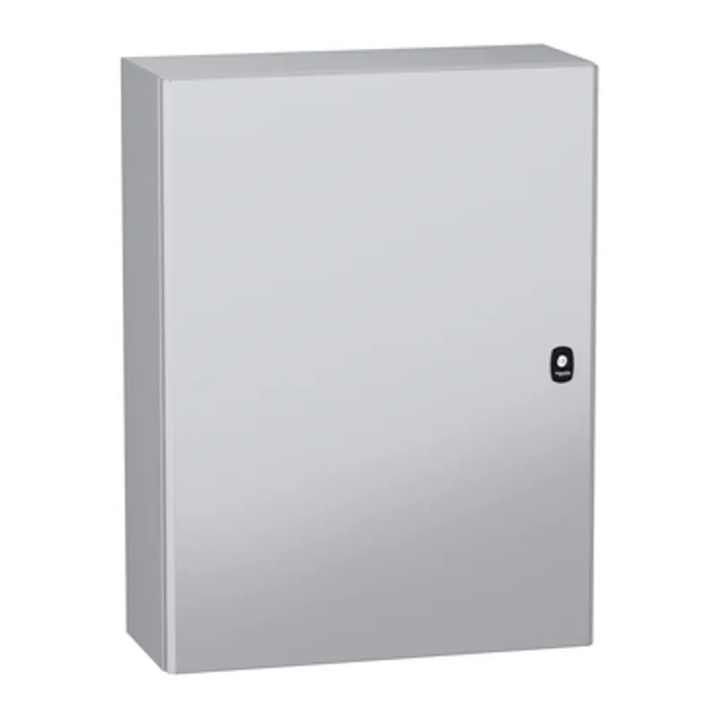 Wall mounted steel enclosure, PanelSeT S3DC, plain door, without plain chasis, 800x600x250mm, IP66, IK10