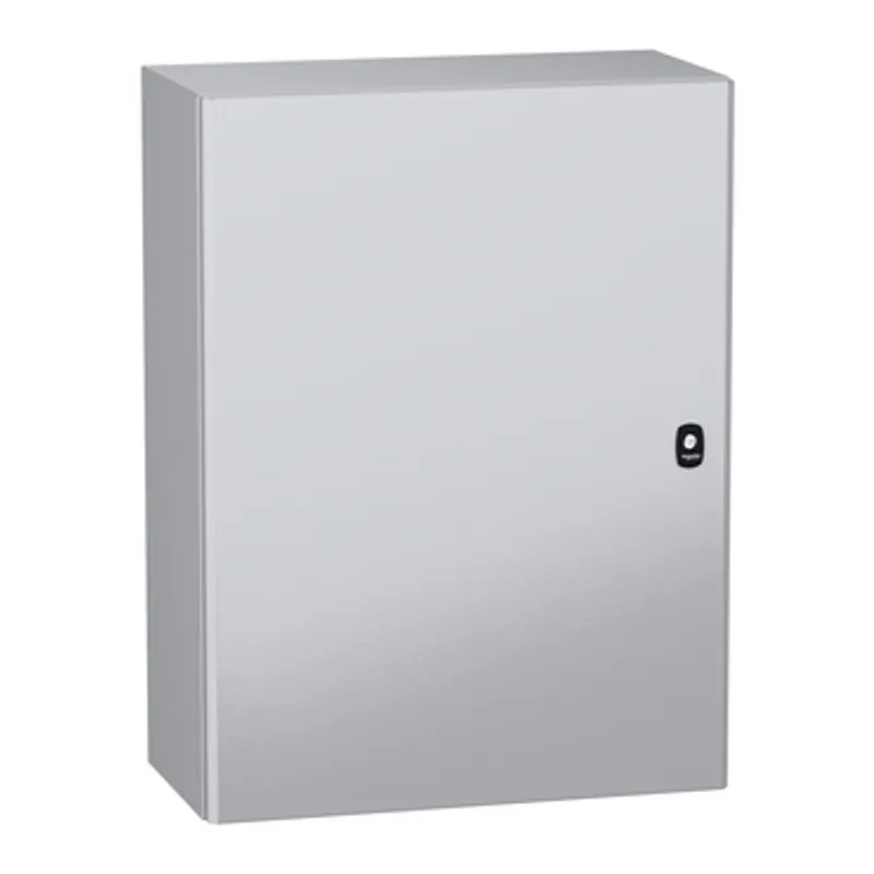 Wall mounted steel enclosure, PanelSeT S3DC, plain door, without plain chasis, 800x600x300mm, IP66, IK10