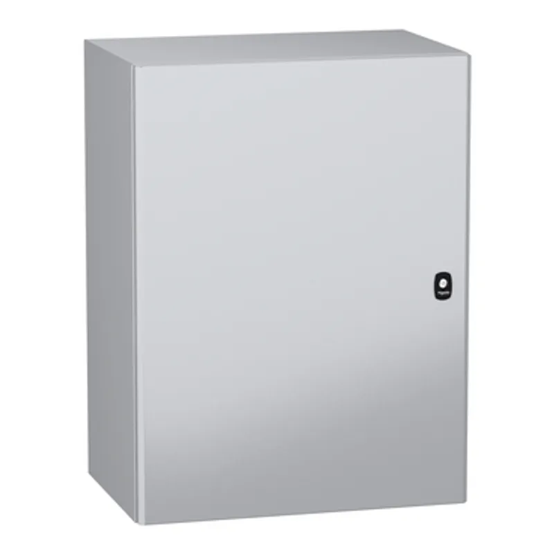 Wall mounted steel enclosure, PanelSeT S3DC, plain door, without plain chasis, 800x600x400 mm, IP66, IK10