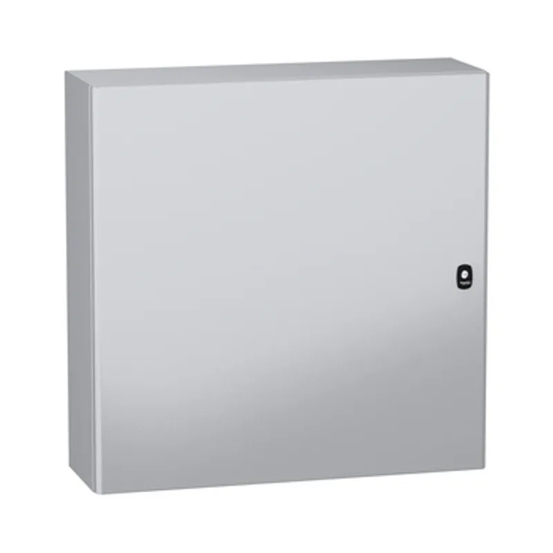 Wall mounted steel enclosure, PanelSeT S3DC, plain door, without plain chasis, 800x800x250mm, IP66, IK10