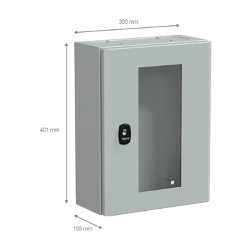 PanelSeT S3DM H400xW300xD150.IP66 IK10 RAL7035. top and bottom. — photo 2 of 3