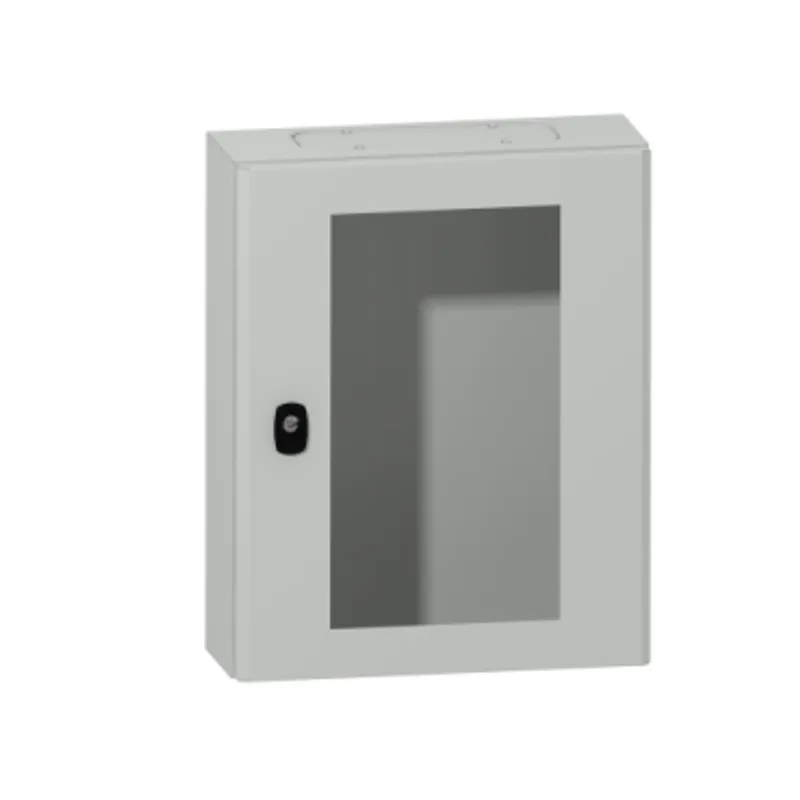 PanelSeT S3DM H500xW400xD150.IP66 IK10 RAL7035. top and bottom.