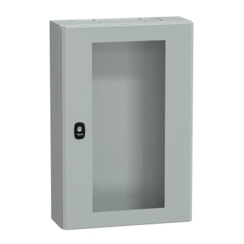 PanelSeT S3DM H600xW400xD150.IP66 IK10 RAL7035. top and bottom.