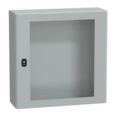 PanelSeT S3DM H600xW600xD150.IP66 IK10 RAL7035. top and bottom.