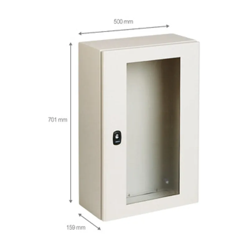 PanelSeT S3DM H700xW500xD150.IP66 IK10 RAL7035. top and bottom. — photo 2 of 3
