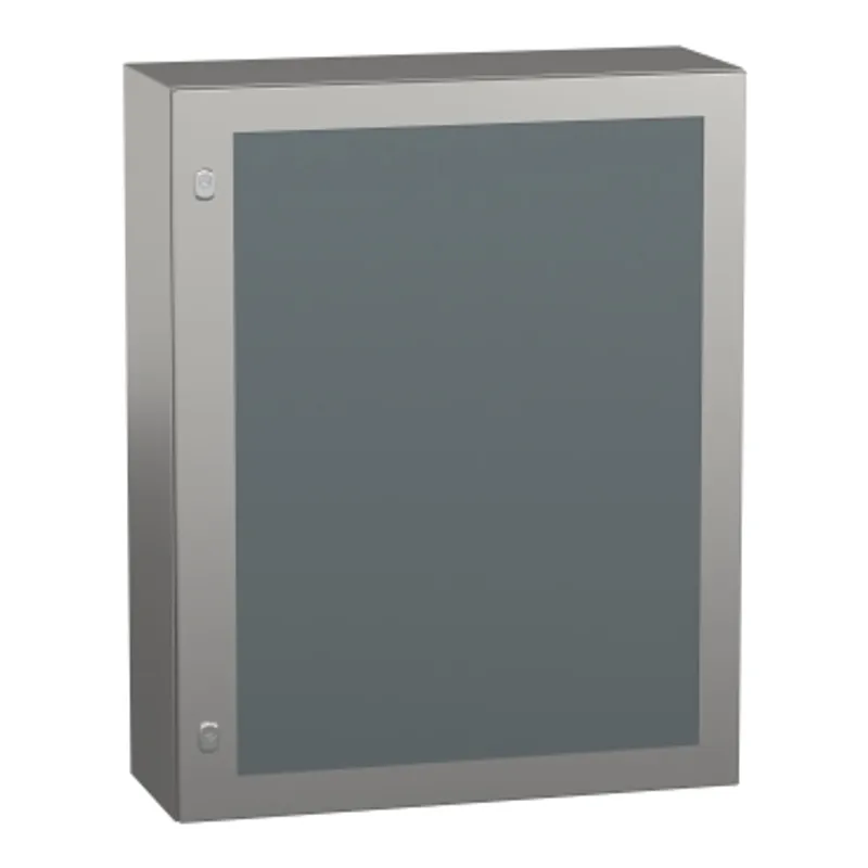 Wall mounted enclosure, PanelSeT S3X, stainless steel 304L, glazed door, 1000x800x300mm, IP66 — photo 1 of 4