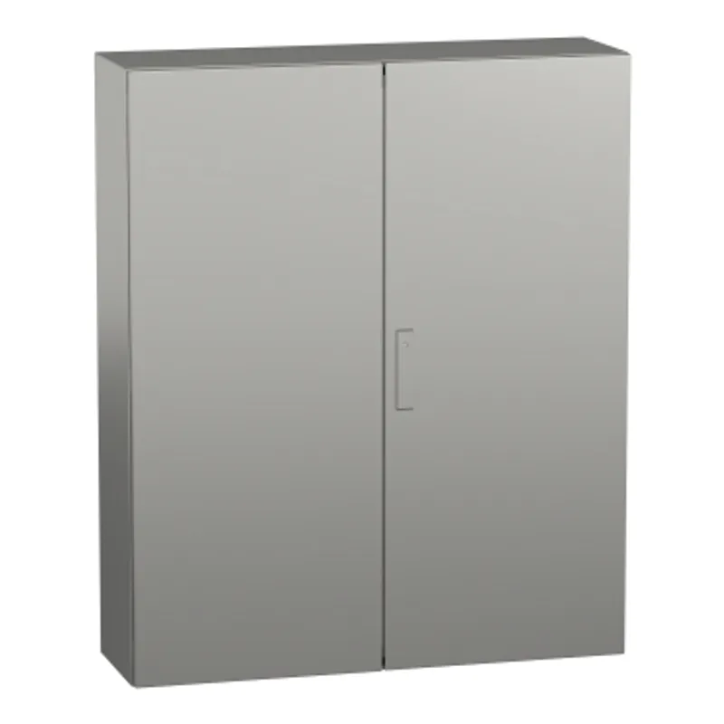 Wall mounted enclosure, PanelSeT S3X, stainless steel 304L,double plain door, 1200x1000x300mm, IP55 — photo 1 of 4