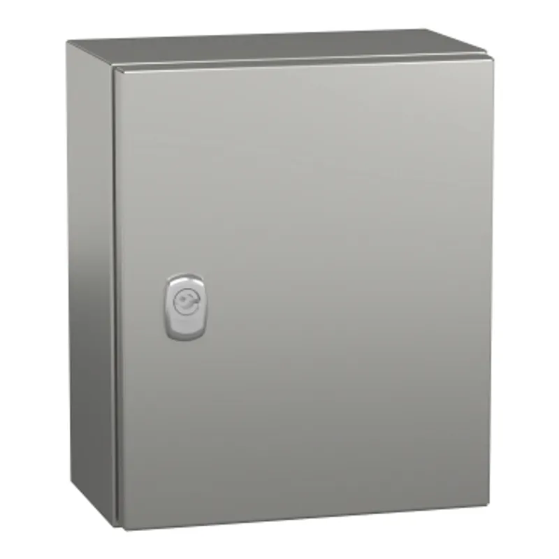 Wall mounted enclosure, PanelSeT S3X, stainless steel 304L, plain door, 300x250x150mm, IP66 — photo 1 of 5