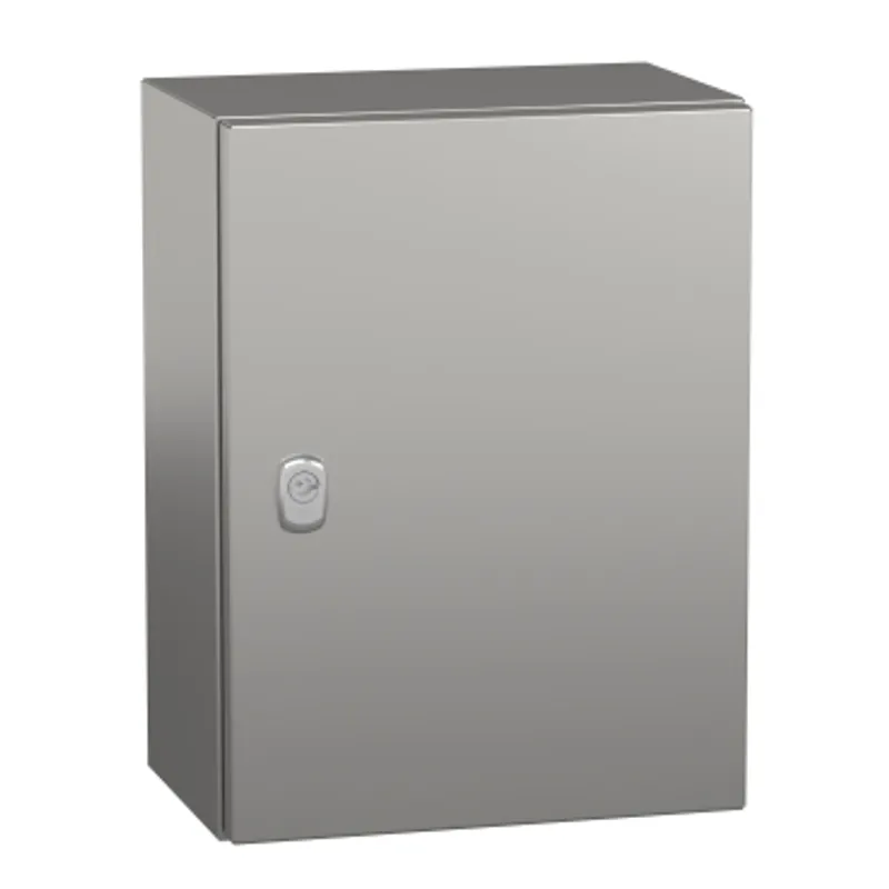 Wall mounted enclosure, PanelSeT S3X, stainless steel 316L, plain door, 400x300x200mm, IP66 — photo 1 of 5