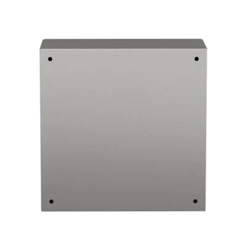 Wall mounted enclosure, PanelSeT S3X, stainless steel 304L, plain door, 400x400x200mm, IP66 — photo 4 of 6