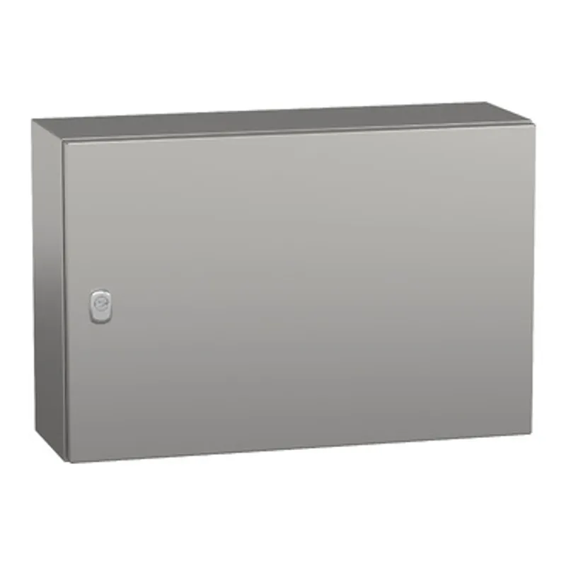 Wall mounted enclosure, PanelSeT S3X, stainless steel 304L, plain door, 400x600x200mm, IP66 — photo 1 of 5