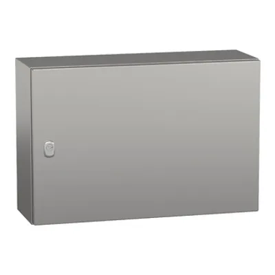 Wall mounted enclosure, PanelSeT S3X, stainless steel 316L, plain door, 400x600x200mm, IP66