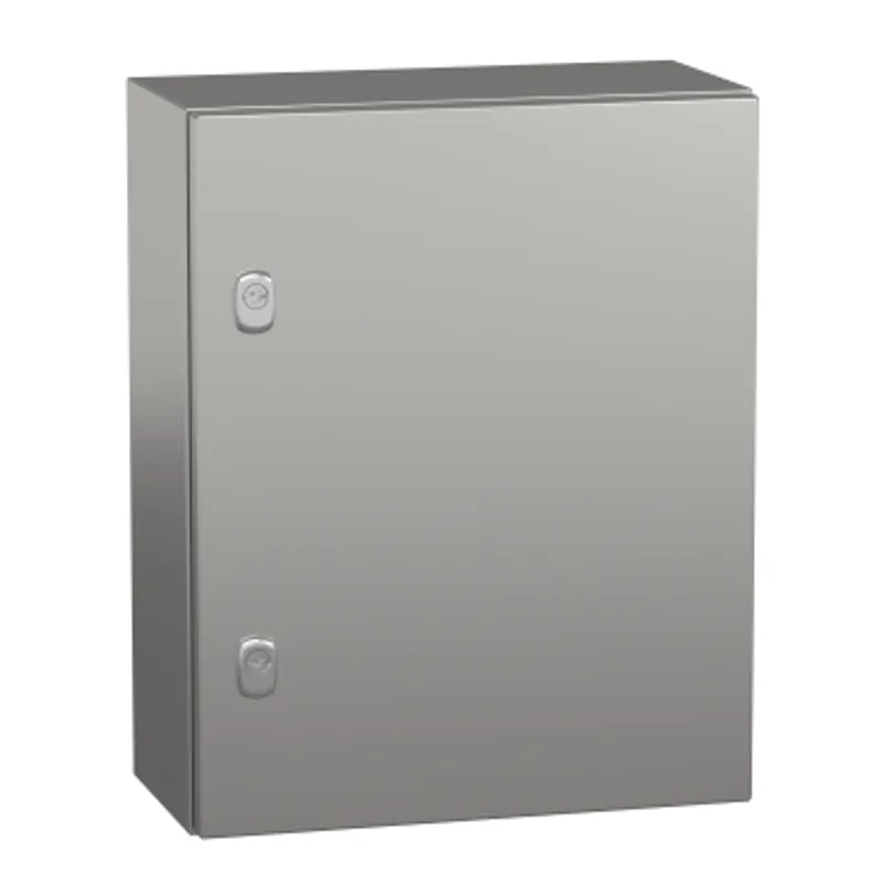Wall mounted enclosure, PanelSeT S3X, stainless steel 304L, plain door, 500x400x200mm, IP66 — photo 1 of 4