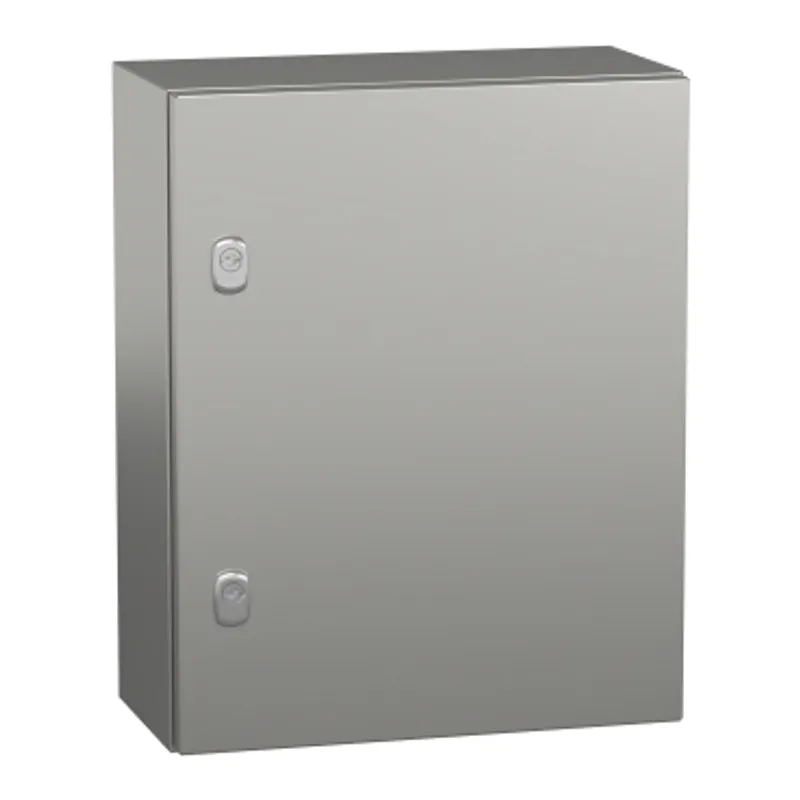 Wall mounted enclosure, PanelSeT S3X, stainless steel 316L, plain door, 500x400x200mm, IP66 — photo 1 of 5