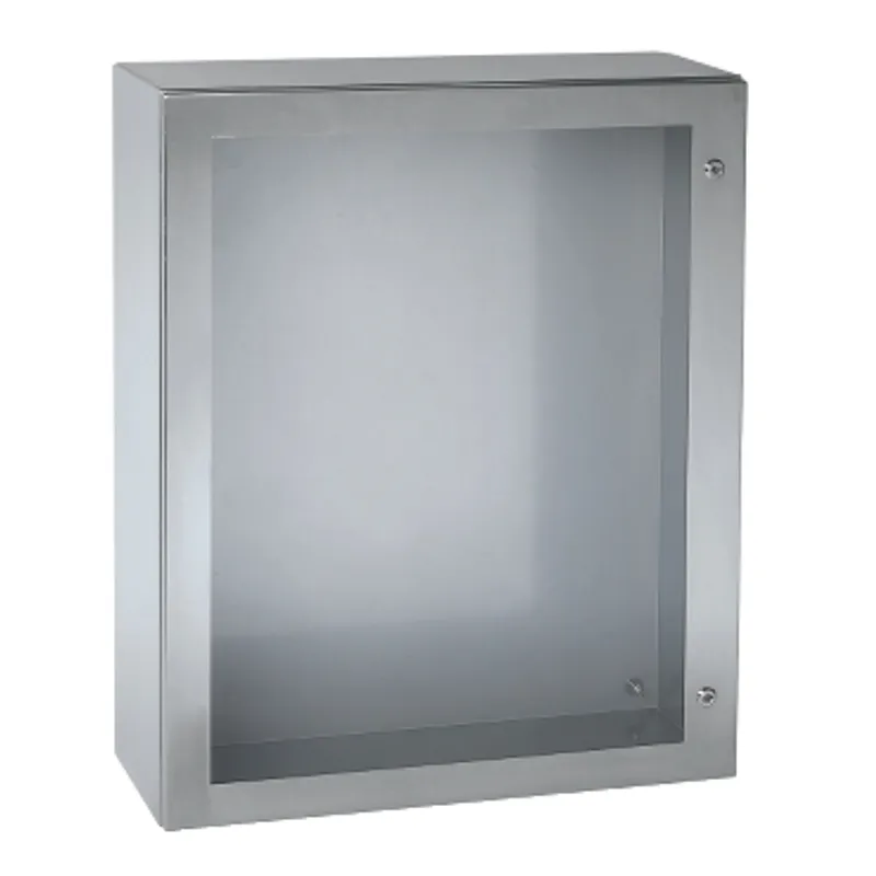 Wall mounted enclosure, PanelSeT S3X, stainless steel 304L, glazed door, 500x400x200mm, IP66 — photo 1 of 4