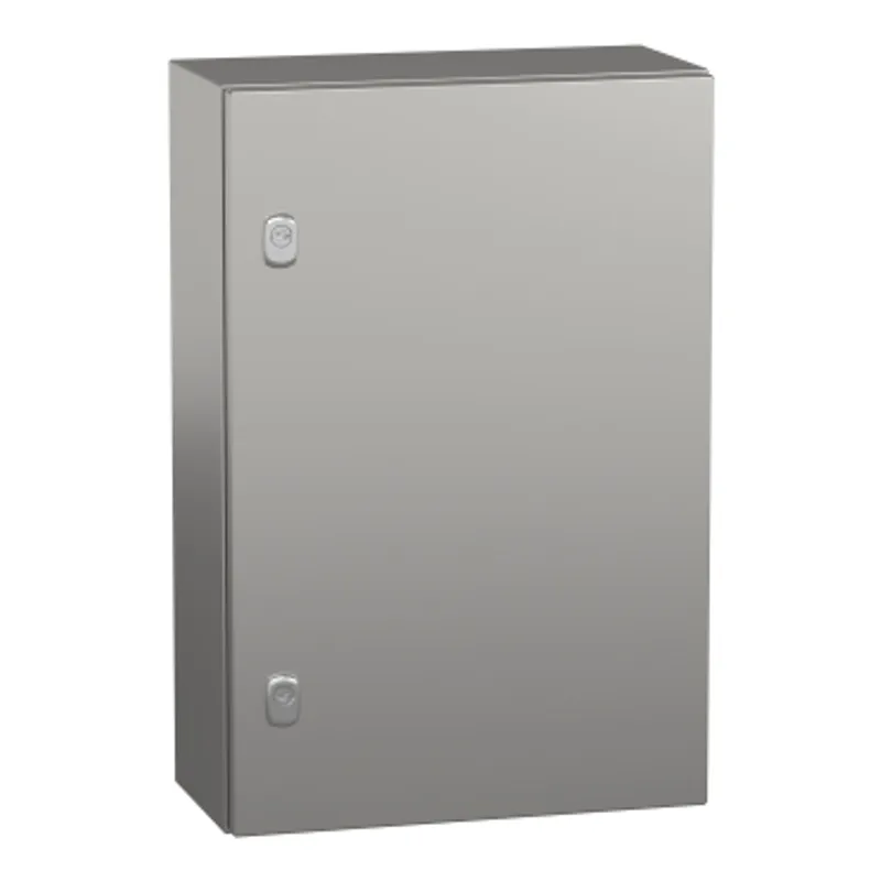 Wall mounted enclosure, PanelSeT S3X, stainless steel 304L, plain door, 600x400x200mm, IP66 — photo 1 of 5