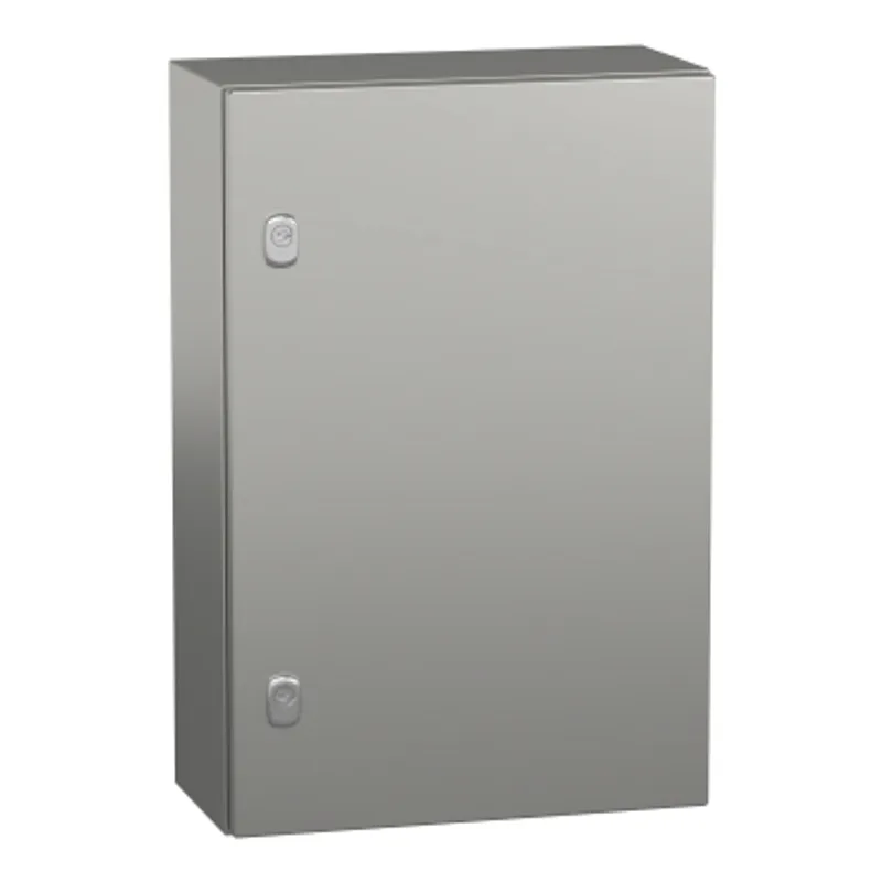 Wall mounted enclosure, PanelSeT S3X, stainless steel 316L, plain door, 600x400x200mm, IP66 — photo 1 of 5