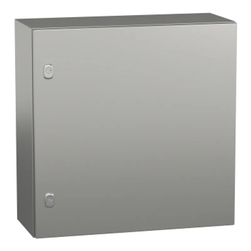 Wall mounted enclosure, PanelSeT S3X, stainless steel 316L, plain door, 600x600x250mm, IP66 — photo 1 of 3