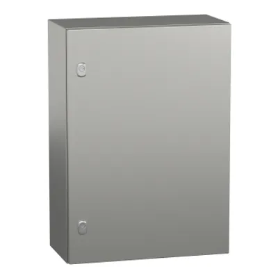 Wall mounted enclosure, PanelSeT S3X, stainless steel 316L, plain door, 700x500x250mm, IP66