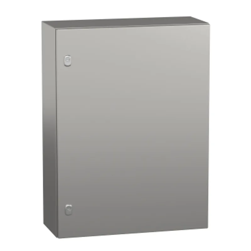 Wall mounted enclosure, PanelSeT S3X, stainless steel 304L, plain door, 800x600x250mm, IP66 — photo 1 of 3