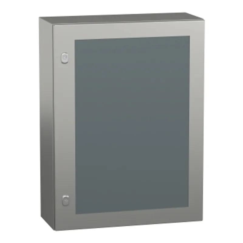 Wall mounted enclosure, PanelSeT S3X, stainless steel 304L, glazed door, 800x600x250mm, IP66 — photo 1 of 3