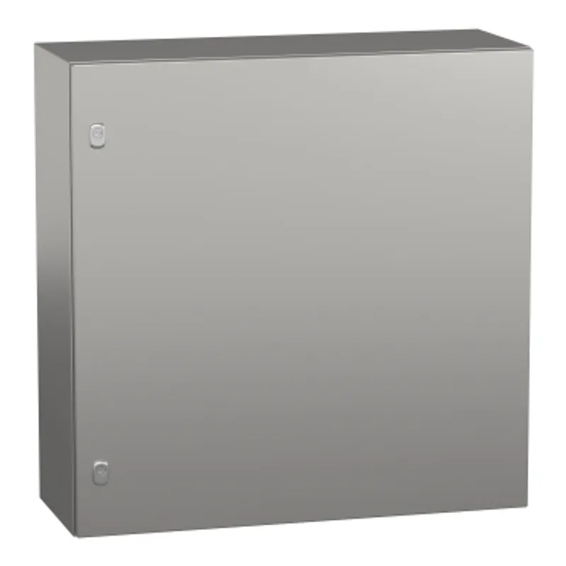 Wall mounted enclosure, PanelSeT S3X, stainless steel 316L, plain door, 800x800x300mm, IP66 — photo 1 of 4