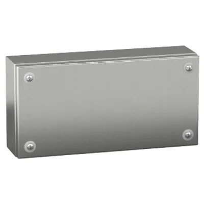 Stainless steel wall mounted industrial box, PanelSeT SBX, 150x300x80 mm, IP66