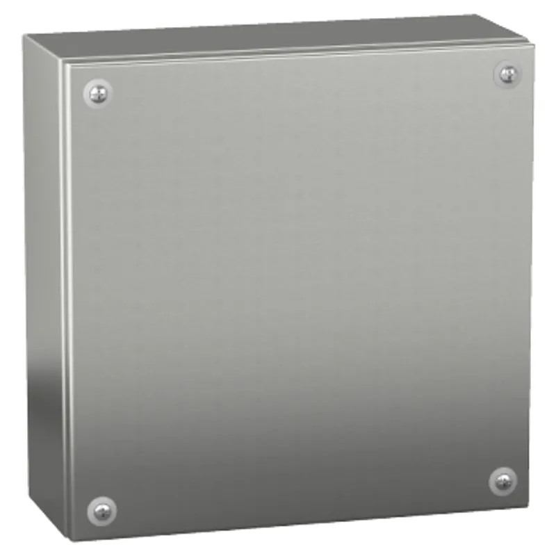 Stainless steel wall mounted industrial box, PanelSeT SBX, 200x200x80 mm, IP66 — photo 1 of 5