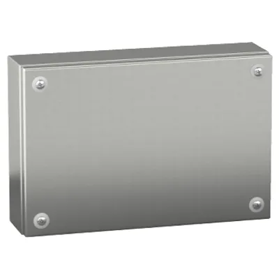 Stainless steel wall mounted industrial box, PanelSeT SBX, 200x300x80 mm, IP66