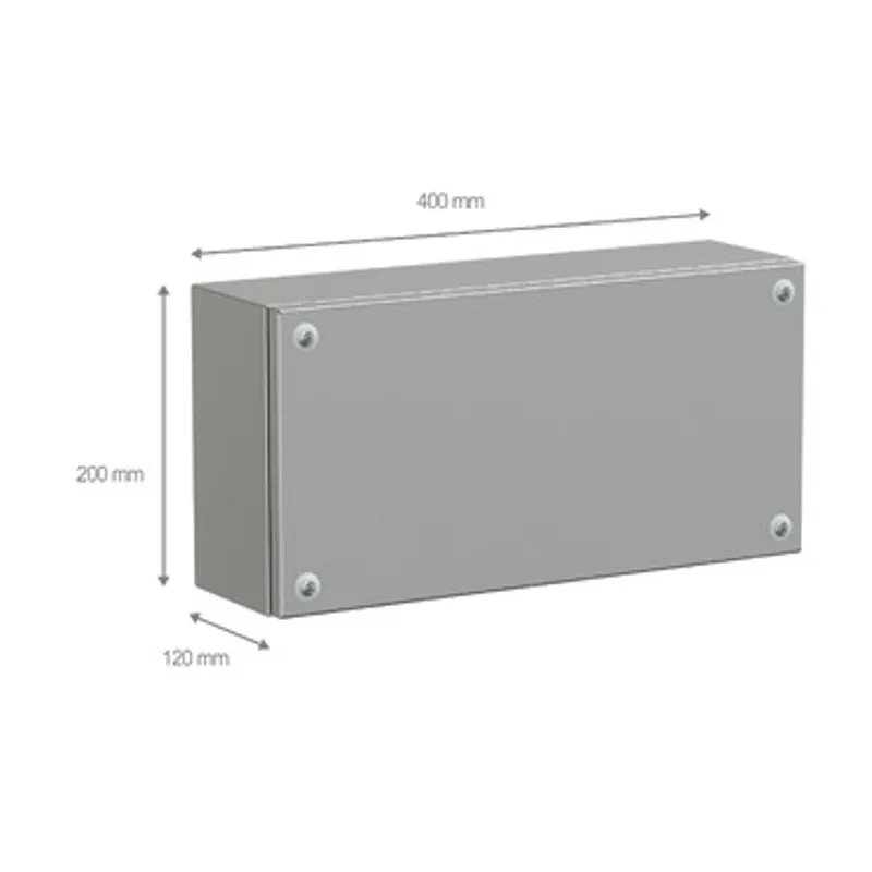 Stainless steel wall mounted industrial box, PanelSeT SBX, 200x400x120 mm, IP66 — photo 2 of 4