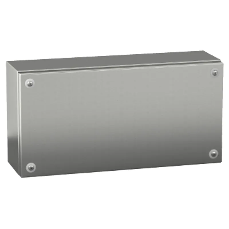 Stainless steel wall mounted industrial box, PanelSeT SBX, 200x400x120 mm, IP66 — photo 1 of 4