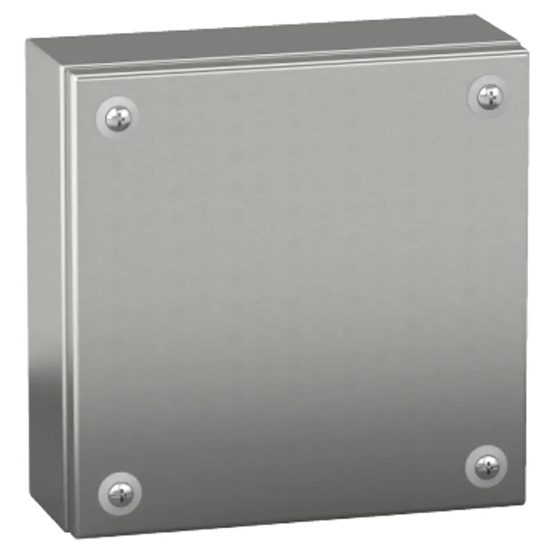 Stainless steel wall mounted industrial box, PanelSeT SBX, 300x300x120 mm, IP66 — photo 1 of 5