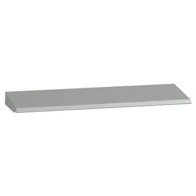 Stainless canopy 304L for PanelSeT SM, Scotch Brite® finish, for enclosures W1000xD300 mm